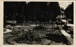 T2 1943 Borszék, Borsec; Fürdő Park. Heiter György Felvétele / Spa Park - Ohne Zuordnung