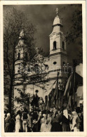 T2 1943 Csíksomlyó, Sumuleu Ciuc; Kegytemplom, Búcsú / Pilgrimage Church - Non Classés