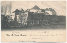 T2/T3 1903 Fogaras, Fagaras; Vár A. Wazek Kiadása / Cetate / Schloss / Castle (EK) - Ohne Zuordnung