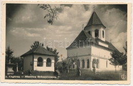 * T2/T3 Fogaras, Fagaras; Biserica Brancoveanu / Ortodox Templom / Orthodox Church (gyűrődés / Crease) - Non Classificati