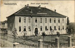 T2/T3 1911 Kézdivásárhely, Targu Secuiesc; Állami Polgári Leányiskola. Turóczy László Kiadása / Girl School (fl) - Unclassified