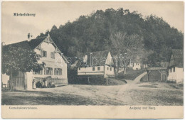 ** T2 Kisdisznód, Michelsberg, Cisnadioara; Gemeindewirtshaus, Aufgang Zur Burg / Városi Vendéglő, Feljárat A Várba. Geo - Ohne Zuordnung