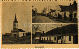 * T1/T2 Kisszántó, Santaul Mic; Templom, Utca, Hangya üzlete / Church, Street, Shops - Unclassified