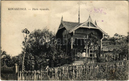 T2/T3 1913 Kovászi, Kovaszinc, Covasint; Páris Nyaraló, Szőlőtelep. Weisz Rudolf és Társa Kiadása / Villa, Vineyards (EK - Ohne Zuordnung