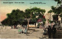 T2 1913 Lippa, Lipova; Marosparti Sétány. W.L. Bp. 3067. / Promenade An Dem Ufer Des Maros / Mures Riverside Promenade - Non Classés