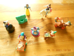 MAC DONALD /BLANCHE NEIGE ET LES 7 NAINS  / HAPPY MEAL SERIE COMPLETE DE 1985??? / RARE SERIE - McDonald's