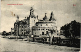 * T3/T4 1912 Igló, Zipser Neudorf, Spisská Nová Ves; Városi Színház és Vigadó. Dörner Gyula Kiadása / Theatre (Rb) - Unclassified