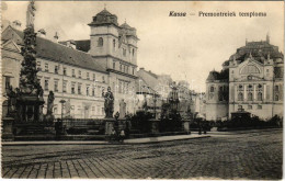 ** T2/T3 Kassa, Kosice; Premontreiek Templom, Szentháromság Szobor, Színház. Varga Bertalan Kiadása / Church, Trinity St - Non Classificati