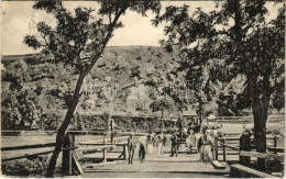 T3 1916 Pöstyén, Piestany; Átkelés A Kompon / Überfahrt Auf Der Fähre / Ferry Crossing (fa) - Non Classificati