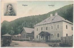 T3 1915 Végles, Véghles, Véglesváralja, Podvígles, Víglas; Vendéglő, étterem. Ifj. Lehotzky János Vendéglős Arcképe és S - Non Classés