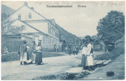 T2/T3 1915 Terebesfejérpatak, Terebes (Trebusa), Dilova, Dilove (Máramaros); Fő Utca. Berger Miksa Utóda Kiadása / Main  - Zonder Classificatie