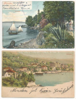 * Abbazia, Opatija; - 8 Db Régi Képeslap Vegyes Minőségben / 8 Pre-1945 Postcards In Mixed Quality - Ohne Zuordnung