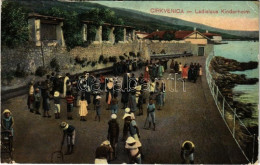 T3 1909 Crikvenica, Cirkvenica; Ladislaus Kinderheim / Gyermekotthon, árvaház / Orphanage (szakadás / Tear) - Unclassified