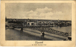 * T3/T4 1941 Újvidék, Novi Sad; A Volt Dunai Híd / Danube Bridge (fa) - Non Classificati