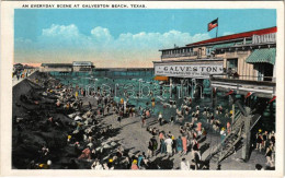 ** T1 Galveston Beach (Texas), An Everyday Scene, Port And Playground - Unclassified