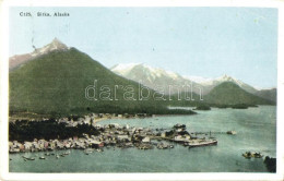 T2/T3 Sitka, Alaska; Port, Steamships, Mountains (EB) - Non Classés