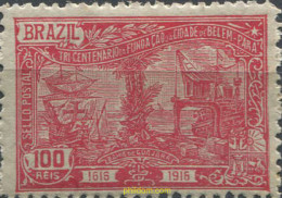 674429 HINGED BRASIL 1916 TRICENTENARIO DE LA FUNDACION BELEM - Nuovi