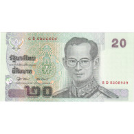 Thaïlande, 20 Baht, 2003, KM:109, NEUF - Tailandia