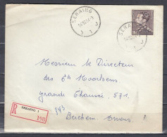 Aangetekende Brief Van Seraing J1J Naar Berchem - 1936-51 Poortman