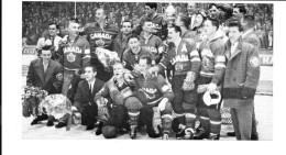 GF2252 - PHOTO JUWO - WORLD CUP ICE HOCKEY 1961 - CANADA - Otros & Sin Clasificación