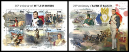 LIBERIA 2023 MNH Battle Of Bautzen Schlacht Bei Bautzen Napoleon M/S+S/S – OFFICIAL ISSUE – DHQ2402 - French Revolution