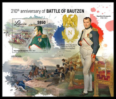 LIBERIA 2023 MNH Battle Of Bautzen Schlacht Bei Bautzen Napoleon S/S – OFFICIAL ISSUE – DHQ2402 - Franz. Revolution