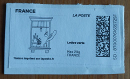 Timbre En Ligne "Fenêtre" (Lettre Verte) - France - Francobolli Stampabili (Montimbrenligne)