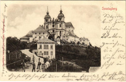 T2 1900 Sonntagberg, Gasthof, Basilika / Basilica Church, Restaurant - Ohne Zuordnung