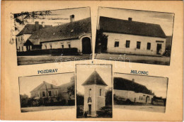 T2/T3 1924 Milonice, Multi-view Postcard - Unclassified