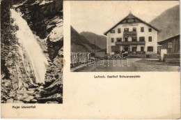 T2 Lutago, Luttach (Südtirol); Pojer Wasserfall, Gasthof Schwarzenstein / Hotel And Waterfall - Unclassified