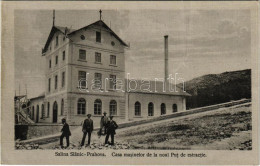 T2/T3 1917 Slanic (Prahova), Salina Slanic-Prahova, Casa Masinelor De La Noul Put De Estractie / Salt Mine, Machine Hous - Non Classés