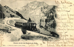 T2/T3 1899 Rochers De Naye, Chemin / Railway, Train (EK) - Zonder Classificatie