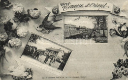 * T2/T3 Varnia Railway Station Military WWI; Bitola, Monastir, River Dragor, Floral (EK) - Unclassified