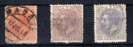 España Nº 210/12. Año 1882 - Used Stamps