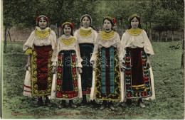T2/T3 1912 Román Népviselet. Weisz Adolf Kiadása / Romanian Folklore (EK) - Unclassified