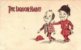 T2/T3 The Liquor Habit, Gendarme, Drunk Man, Humour (EK) - Ohne Zuordnung