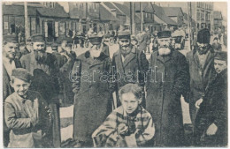 T2/T3 1915 Lódz, Lods; Lodzer Typen / Typy Lódskie / Lengyel Zsidó Férfiak, Judaika / Polish Jewish Men, Judaica (EK) - Non Classés