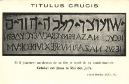 ** Titulus Crucis / Title Of The Cross Placed Upon Jesus The King Of The Jews (EK) - Sin Clasificación