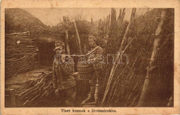** T3 Vizet Hoznak A Lövészárokba / WWI Hungarian Military Card, Water Carrying Soldiers (EB) - Non Classificati