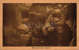 ** T3 Mit Csinálnak Otthon? / WWI Hungarian Military Card, Soldier (EB) - Ohne Zuordnung