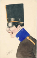 ** T3 Offizier B.K.W.I. 809-6 / Austrian Officer, Art Postcard S: Rudolf Tropper (minor Surface Damage) - Unclassified