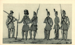 ** T2 Magyar Hadseregképek, Gyalogság, Komlós 'Negyvennyolc' Sorozat I. / Hungarian Soldiers, Infantry - Unclassified