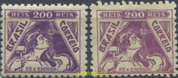 674722 HINGED BRASIL 1933 ALEGORIAS DE LA FE Y LA ENERGIA - Nuevos