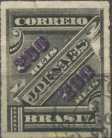 674219 USED BRASIL 1898 SELLOS DE PERIODICO, DEL 1889 SOBRECARGADOS - Unused Stamps