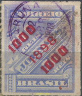 674224 USED BRASIL 1898 SELLOS DE PERIODICO, DEL 1889 SOBRECARGADOS - Unused Stamps