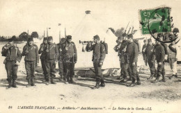 T2/T3 L'Armée Francaise, Artillerie Aux Manoeuvres, La Releve De La Garde / WWI French Military Camp, Music Band (EK) - Non Classificati