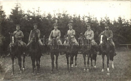 ** T2 Lager Lechfeld, WWI Austro-Hungarian Cavalrymen, 'Atelier "Bavaria" Group Photo - Non Classés