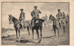 T2/T3 Kronprinz Rupprecht, Der Sieger Von Metz, Mit Seinem Stabe 'Kriegskarte' K. 21. / Crown Prince Rupprecht, Military - Ohne Zuordnung