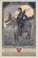 ** T2 'Du Schwert An Meiner Linken...' Postkarte Des Deutschen Schulverein Nr. 145. S: E. Schönmann - Sin Clasificación