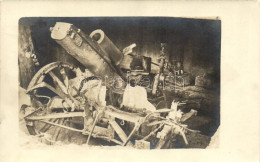 * T2 WWI Destroyed Austro-Hungarian Cannon, Photo - Unclassified